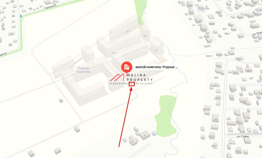 Продажа углового помещения в ЖК "Родные кварталы"