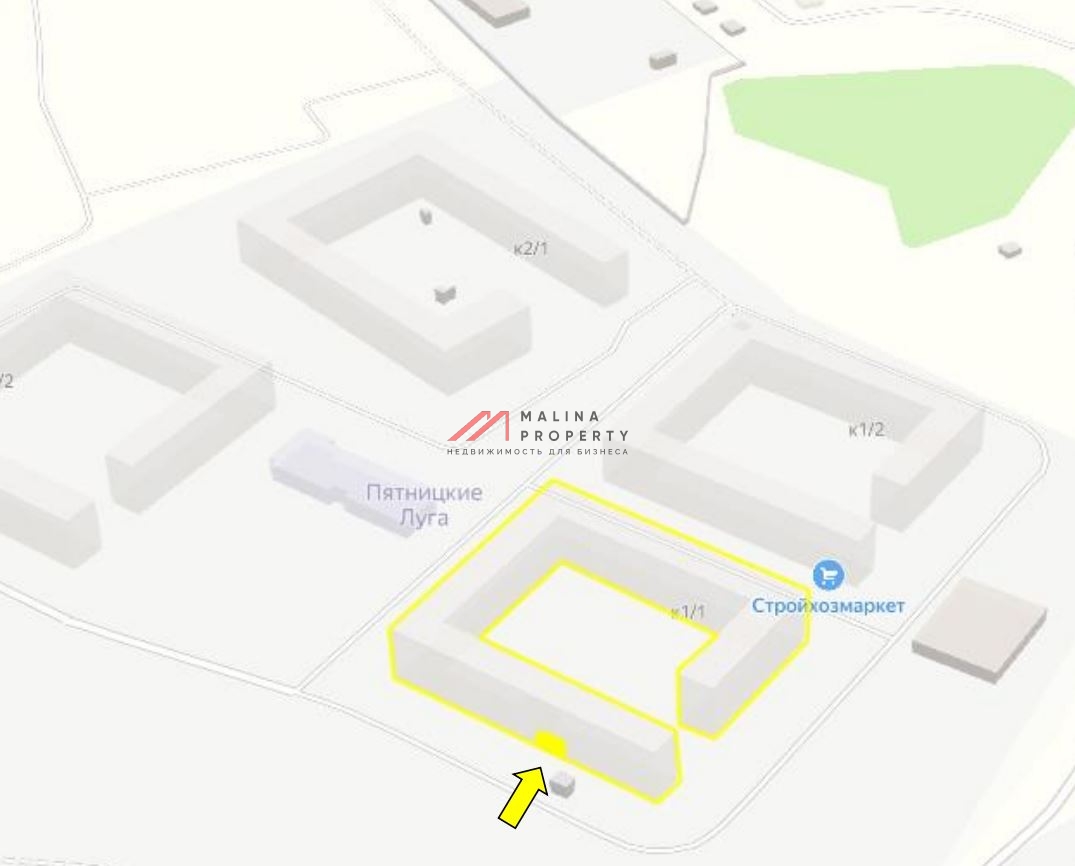 Продажа помещения с арендатором магазин "Винлаб"