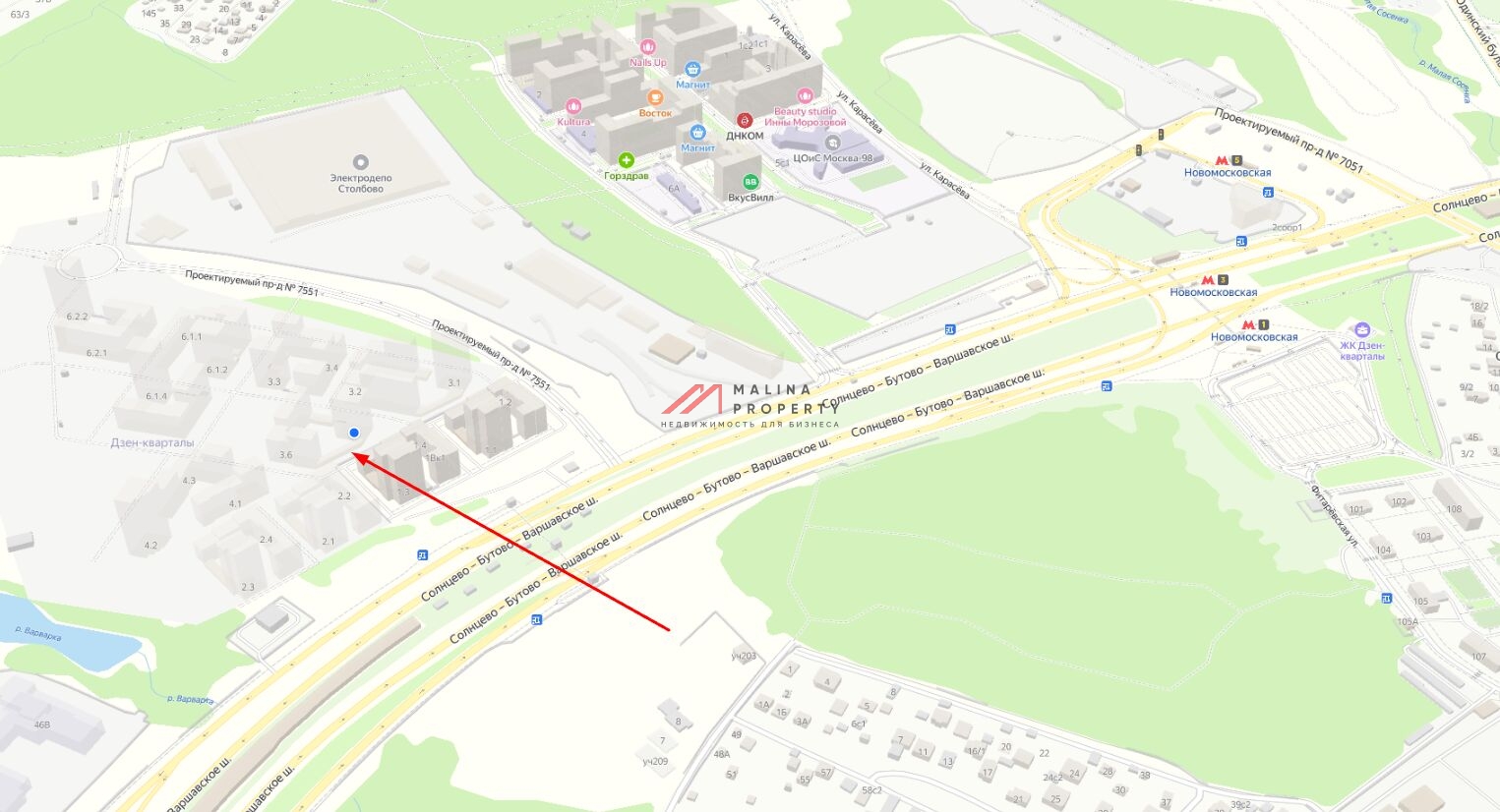 Продажа торгового помещения в жилом комплексе Дзен кварталы 