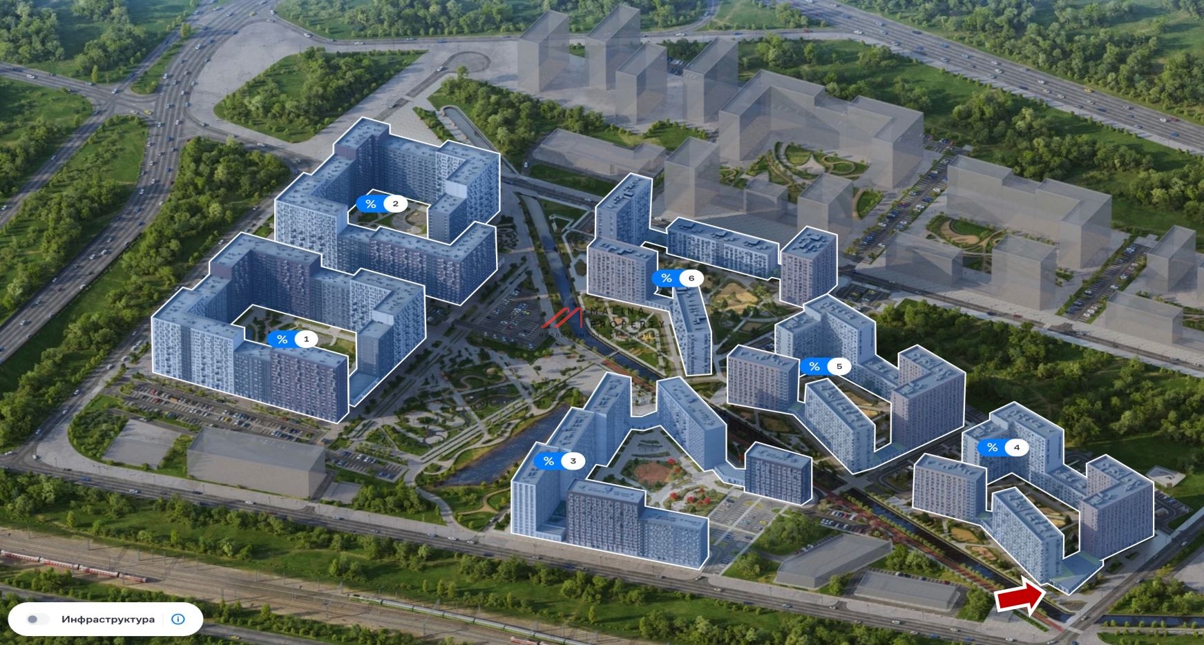 Продажа помещения с аптекой Здравсити в ЖК Молжаниново