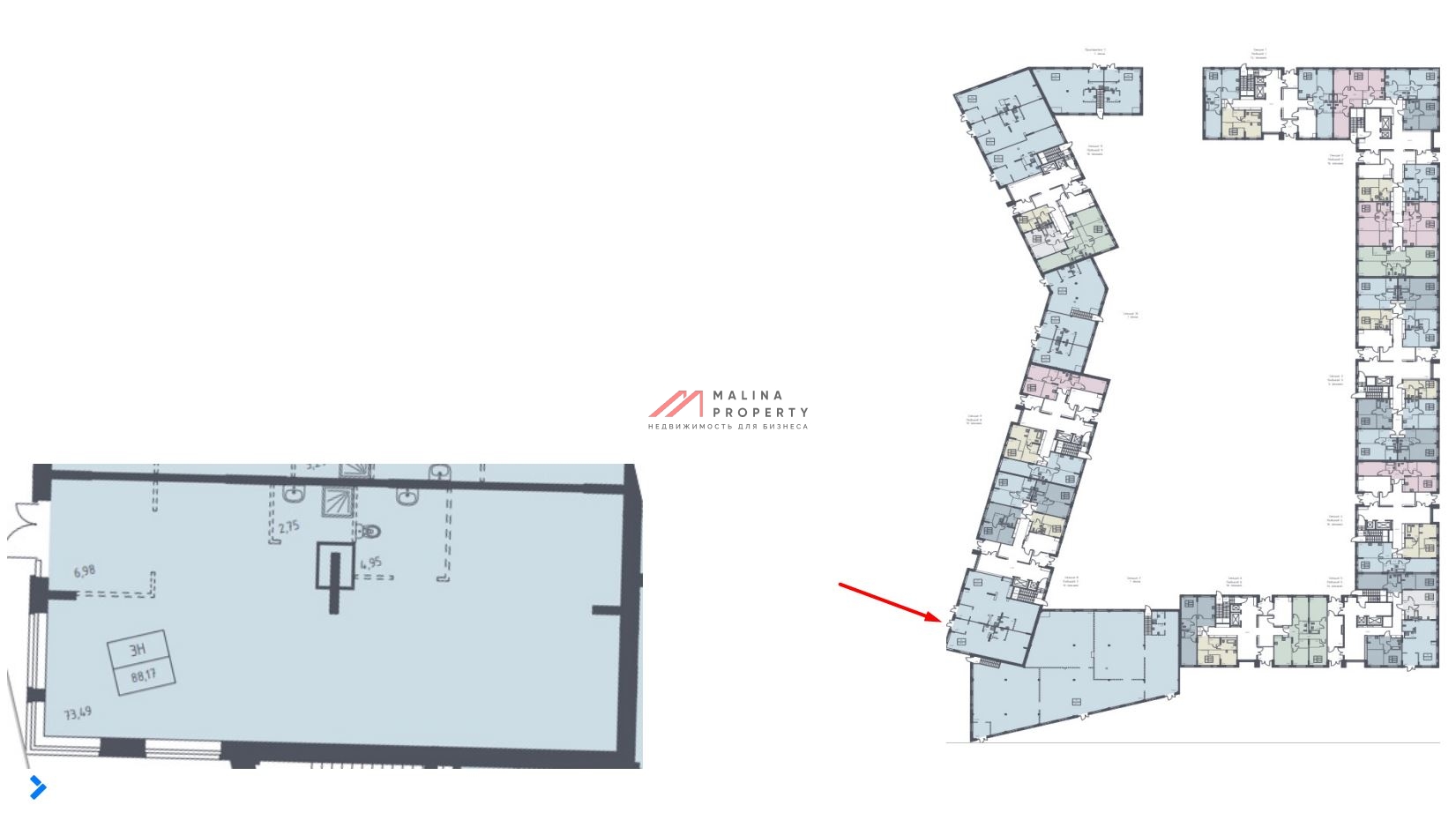 Продажа помещения с аптекой Здравсити в ЖК Молжаниново
