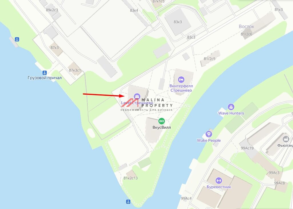 Аренда торгового помещения в ЖК "level Стрешнево"