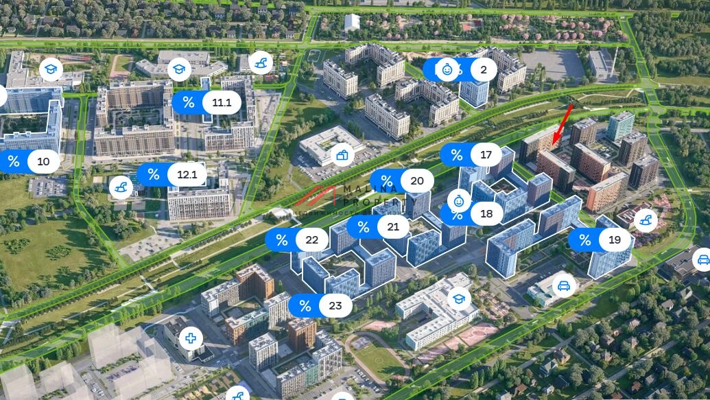 Продажа торгового помещения в ЖК "Остафьево" 