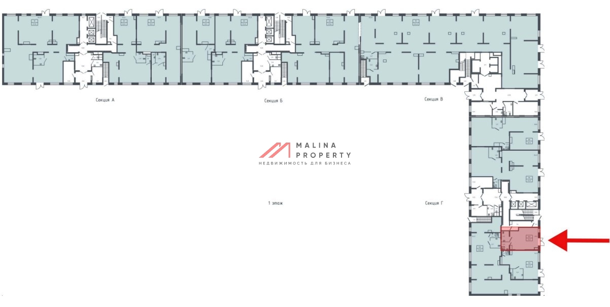Продажа нежилого помещения в новостройке