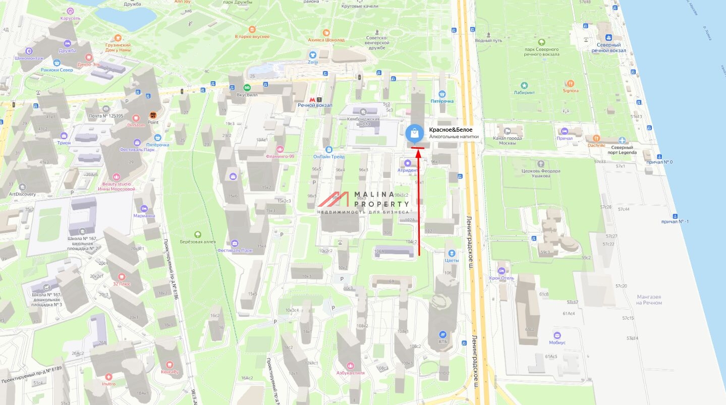 Продажа помещения с сетевыми арендаторами 