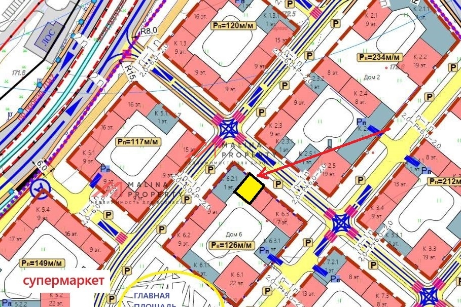 Аренда торгового помещения в ЖК Бунинские кварталы