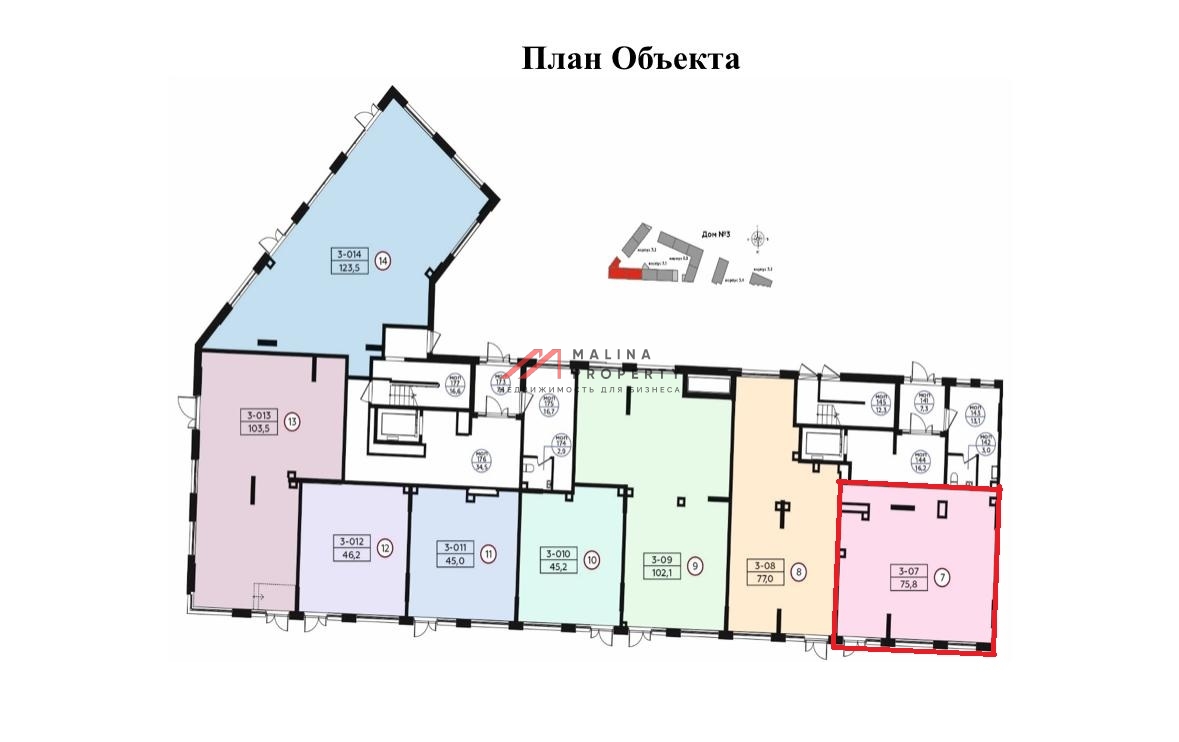 Аренда торгового помещения в ЖК Родные кварталы