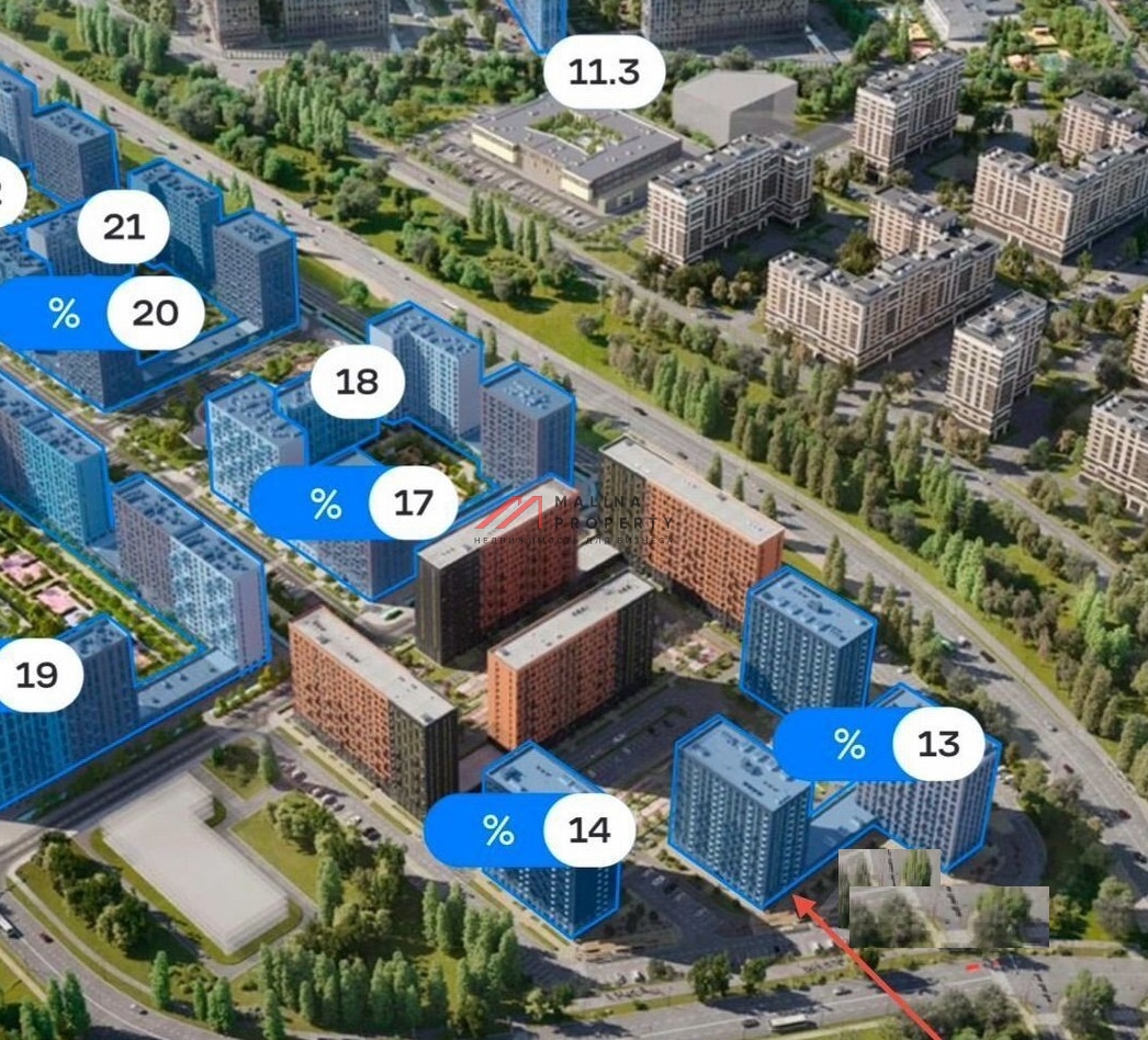 Аренда торгового помещения в ЖК "Остафьево" 
