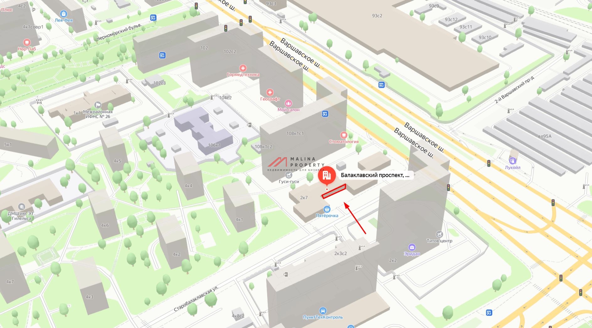 Продажа торгового помещения на Балаклавском проспекте