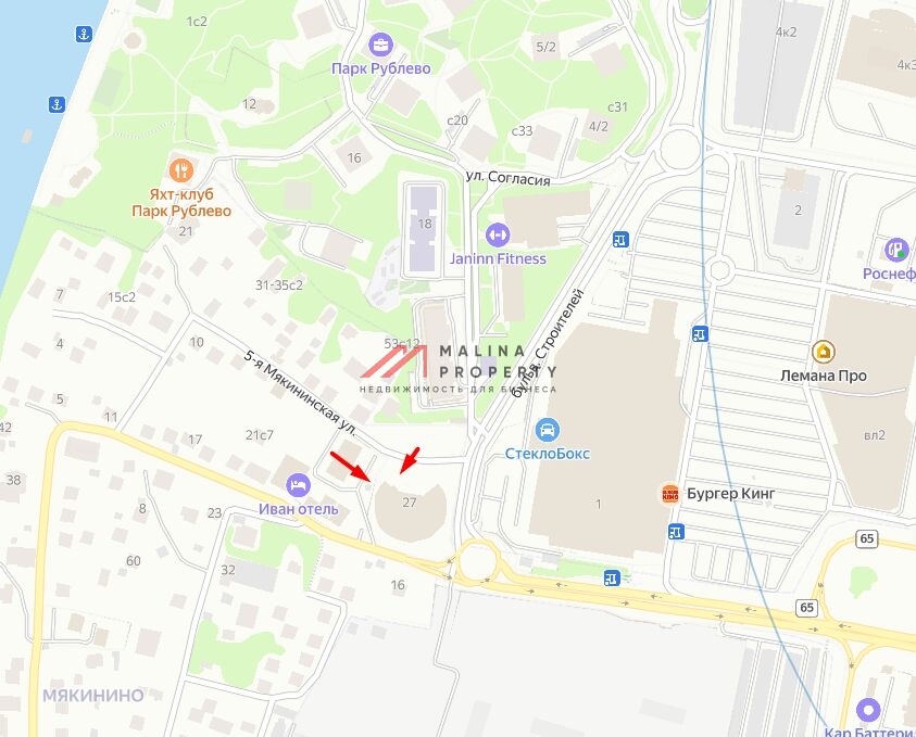 Продажа торгового помещения в ЖК Парк Рублево 