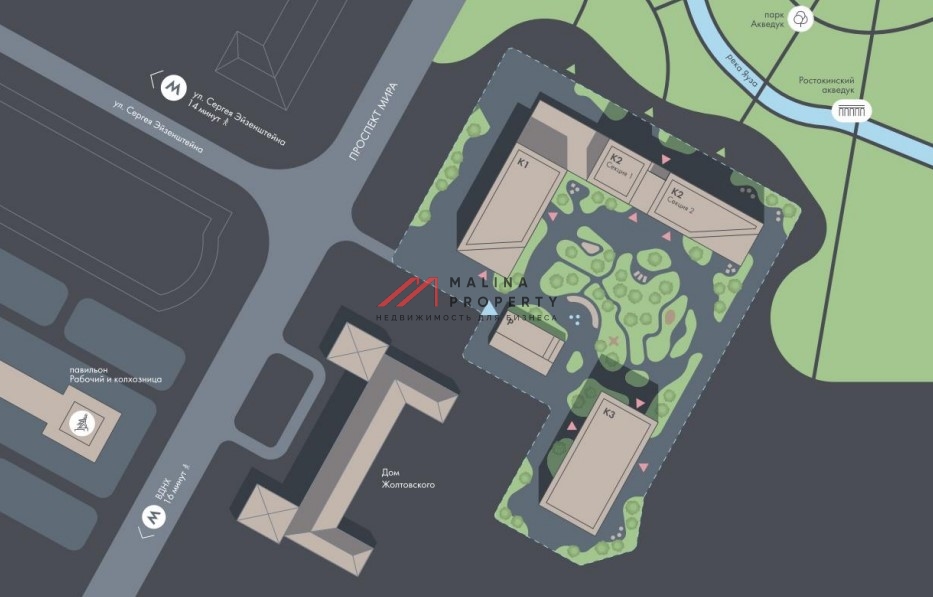 Продажа торгового помещения в ЖК "MИRA"