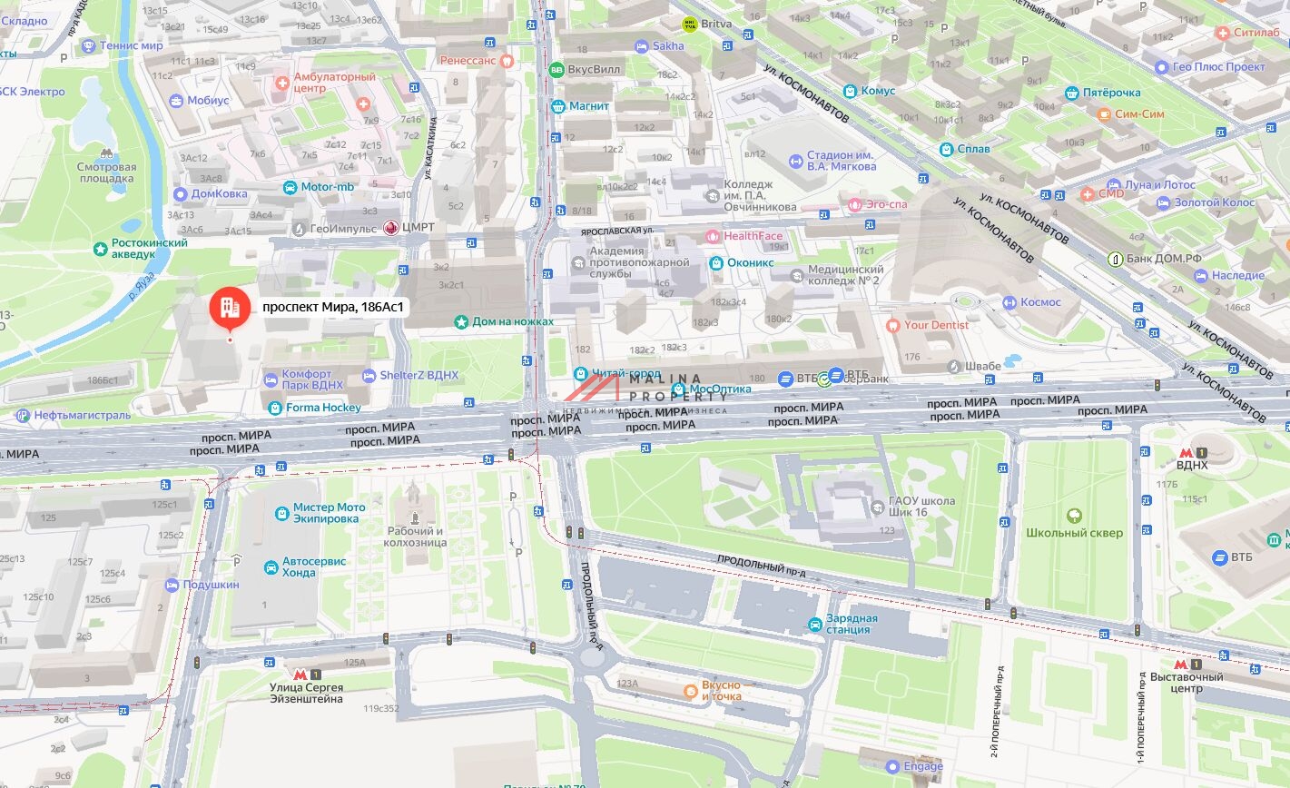 Продажа торгового помещения в ЖК "MИRA"