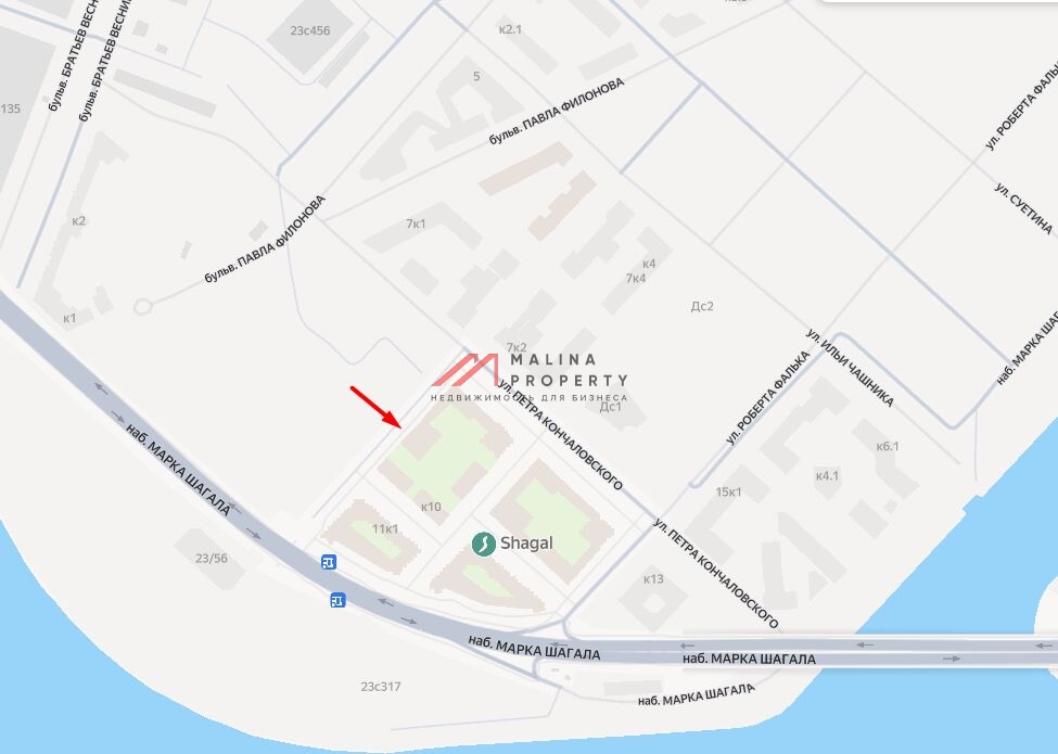 Продажа торгового помещения в ЖК Shagal