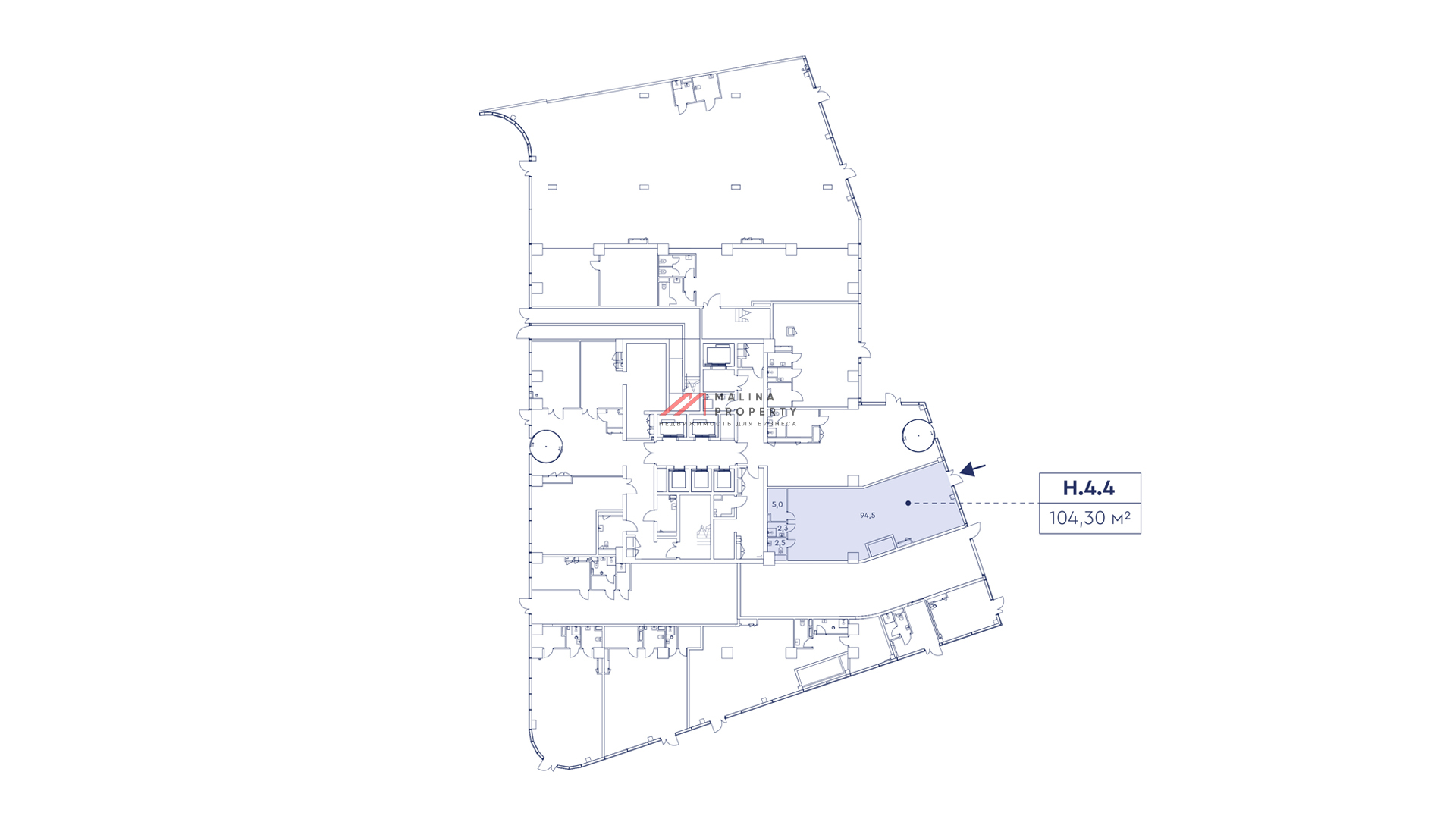 Продажа торгового помещения в ЖК Мираполис