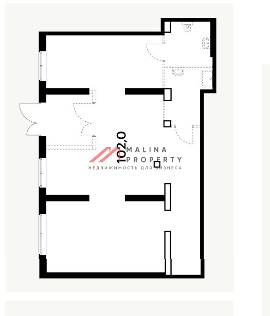 Продажа помещения в ЖК "Открытый Парк" 1-я линия