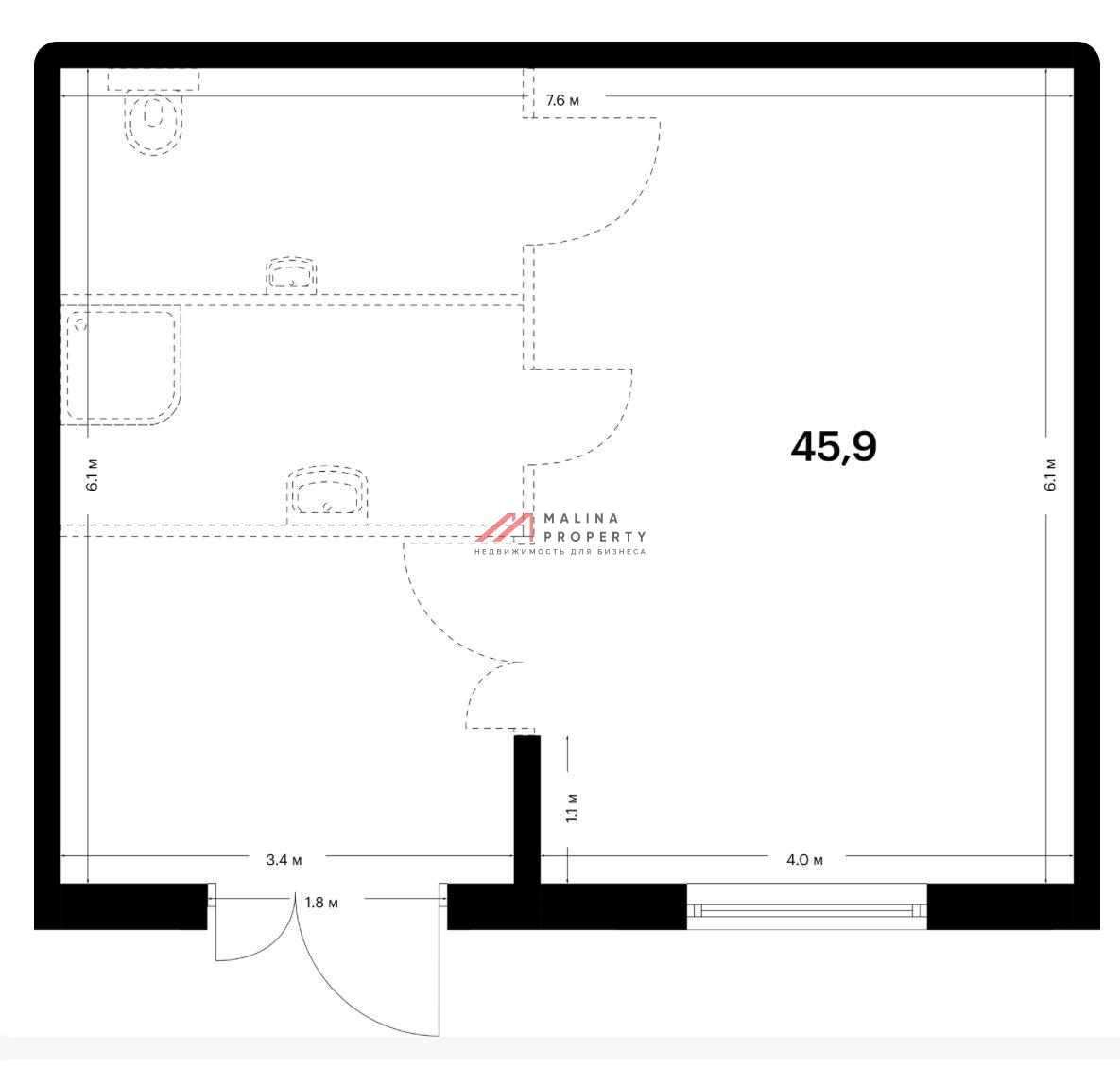 Аренда помещения в ЖК "Середневский лес"