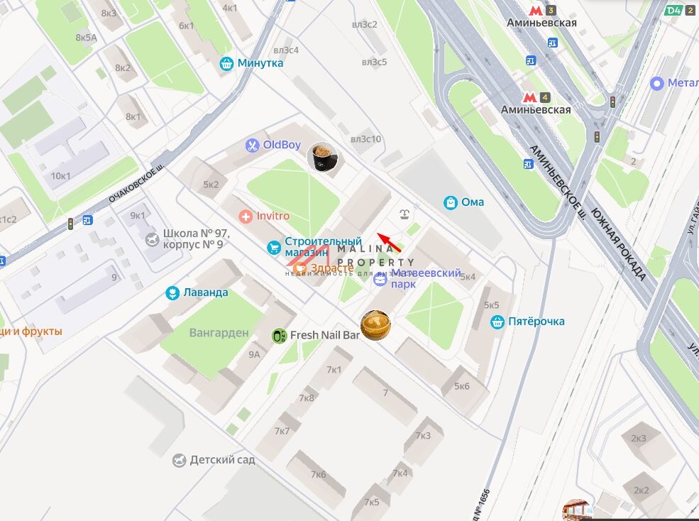 Аренда торгового помещения в ЖК "Матвеевский парк"