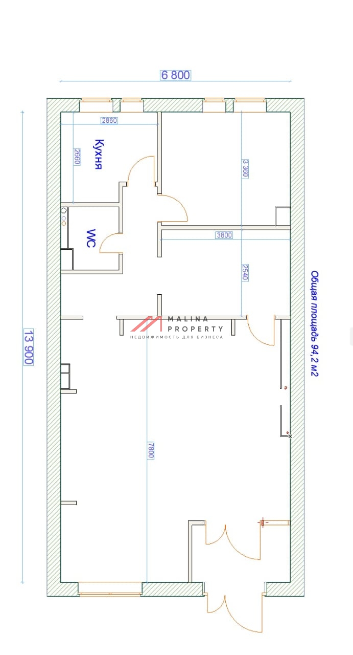 Аренда торгового помещения в ЖК "Бунинские луга"