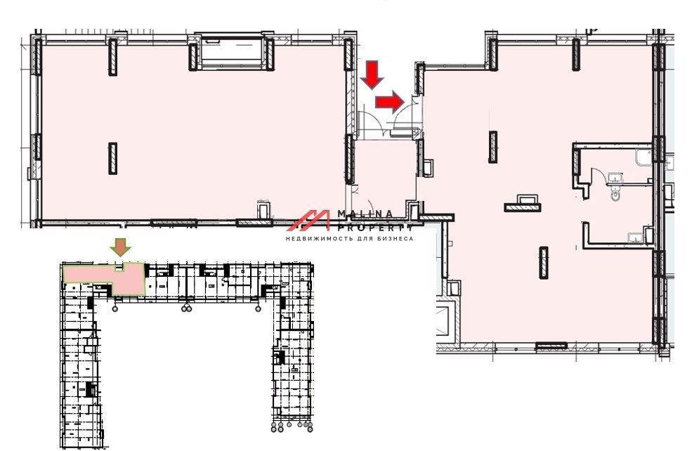 Продажа помещения с магазином Улыбка Радуги в ЖК Остафьево
