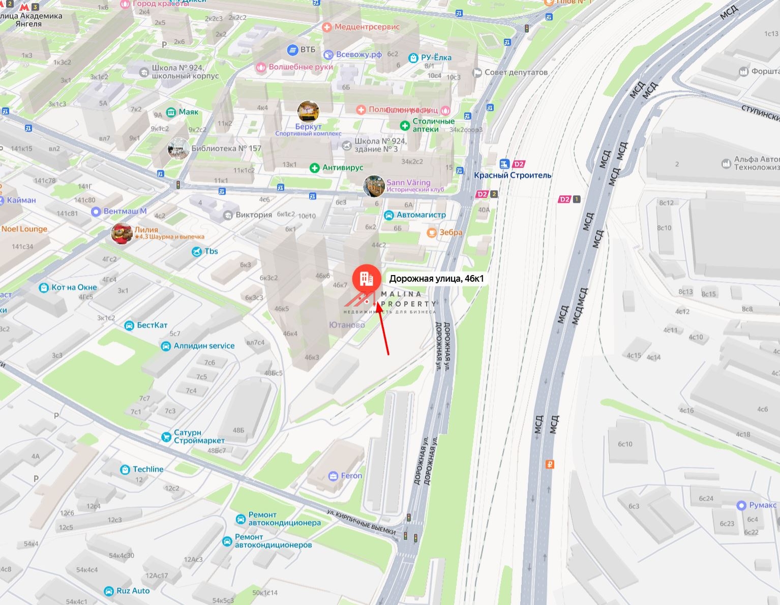 Аренда торгового помещения ЖK Ютаново