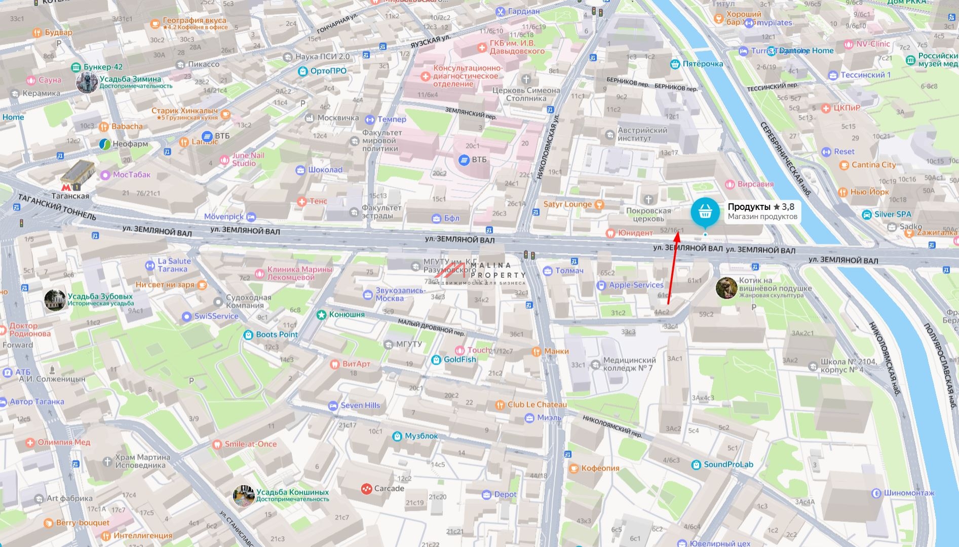 Продажа нежилого помещения у метро Таганская