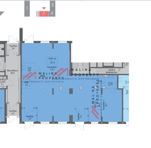 Аренда торгового помещения в ЖК Бунинские Луга 