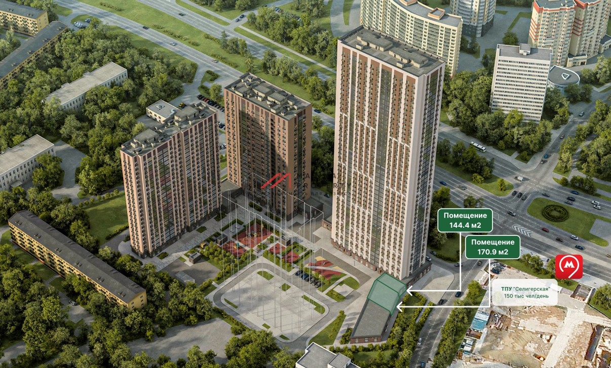 Продажа торгового помещения рядом с метро Селигерская