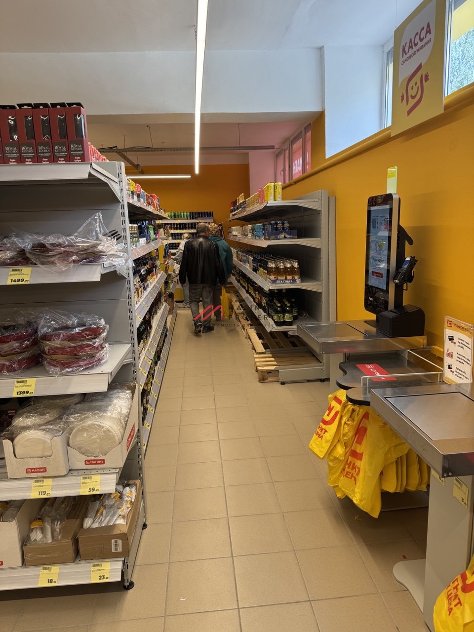 Продажа помещения с магазином Магнит в г. Воскресенск