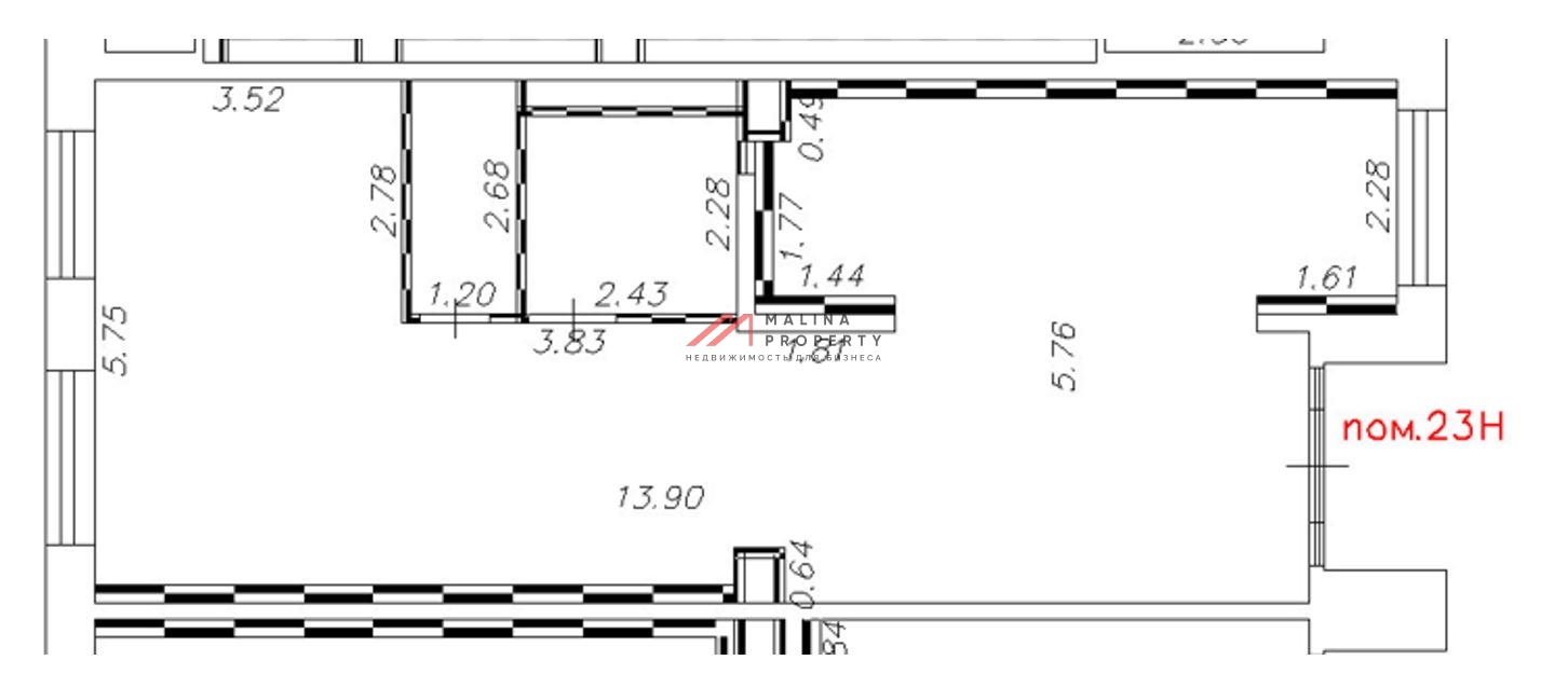 Аренда торгового помещения в ЖК "Сиреневый парк"