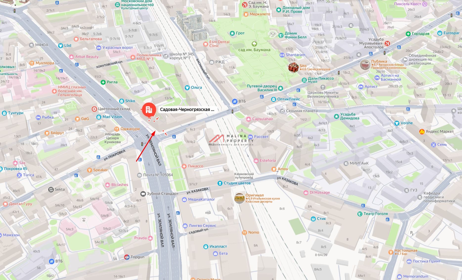 Продажа торгового помещения на Красных воротах