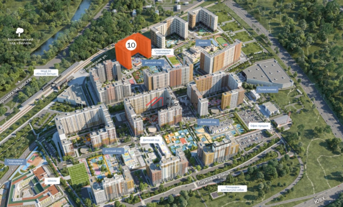 Продажа торгового помещения в  ЖК "Южная Битца" 