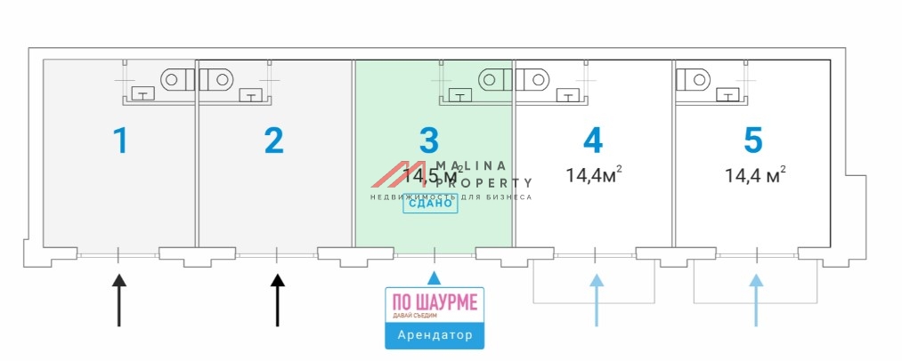 Продажа помещения с арендатором у метро Аэропорт 