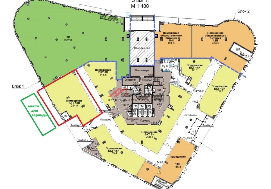 Продажа торгового помещения в жилом комплексе  Full House