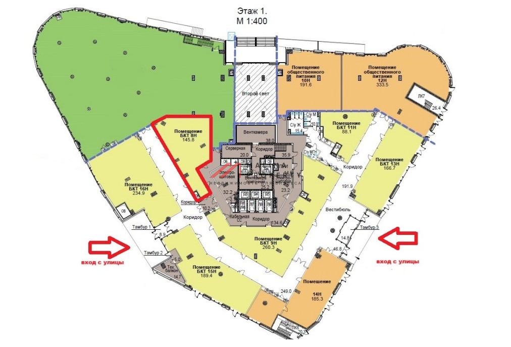 Продажа торгового помещения в жилом комплексе  Full House