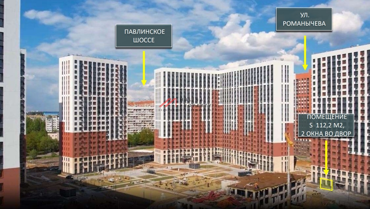 Продажа торгового помещения в ЖК Новоград Павлино