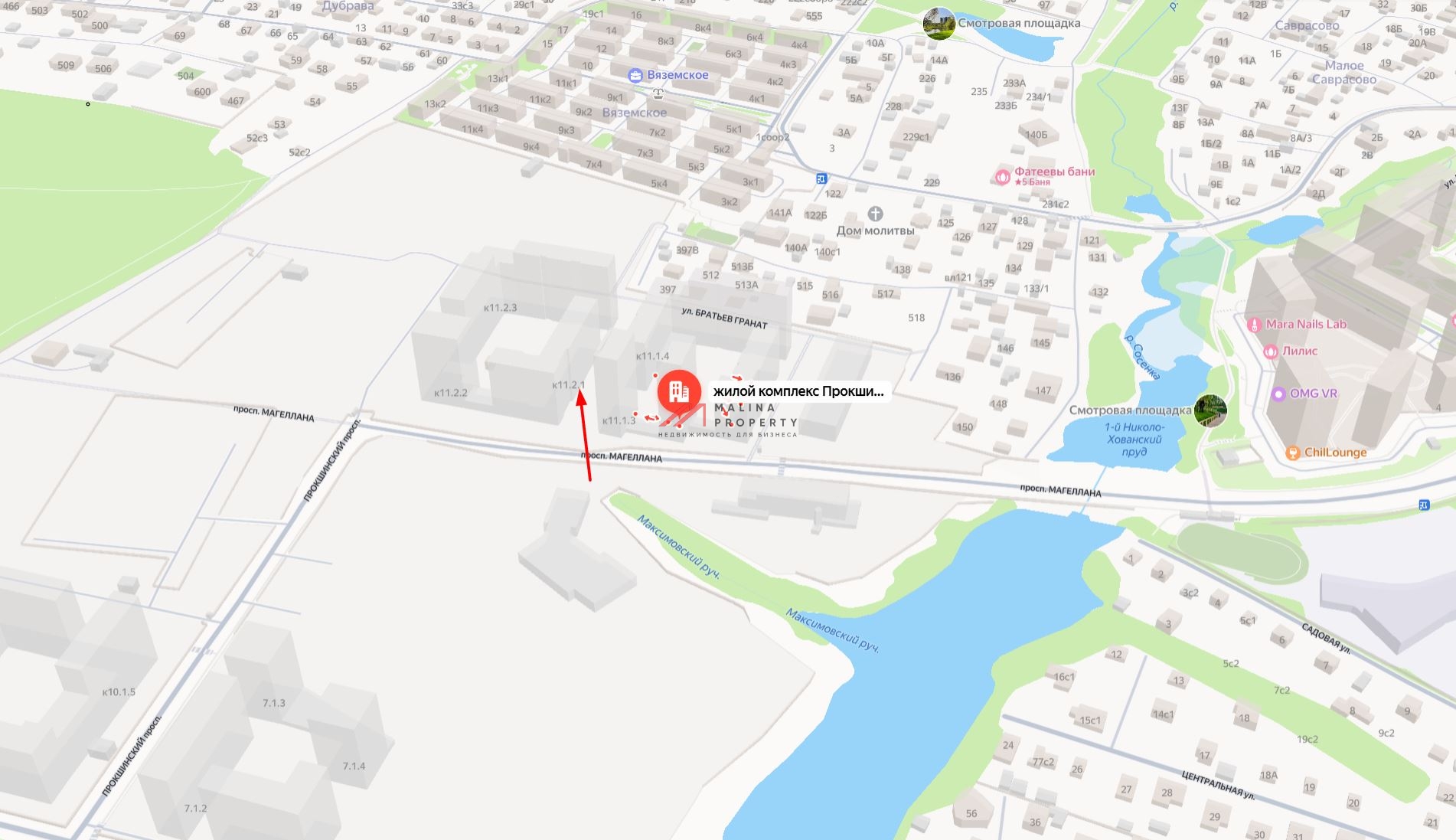 Продажа торгового помещения в жилом комплексе Прокшино