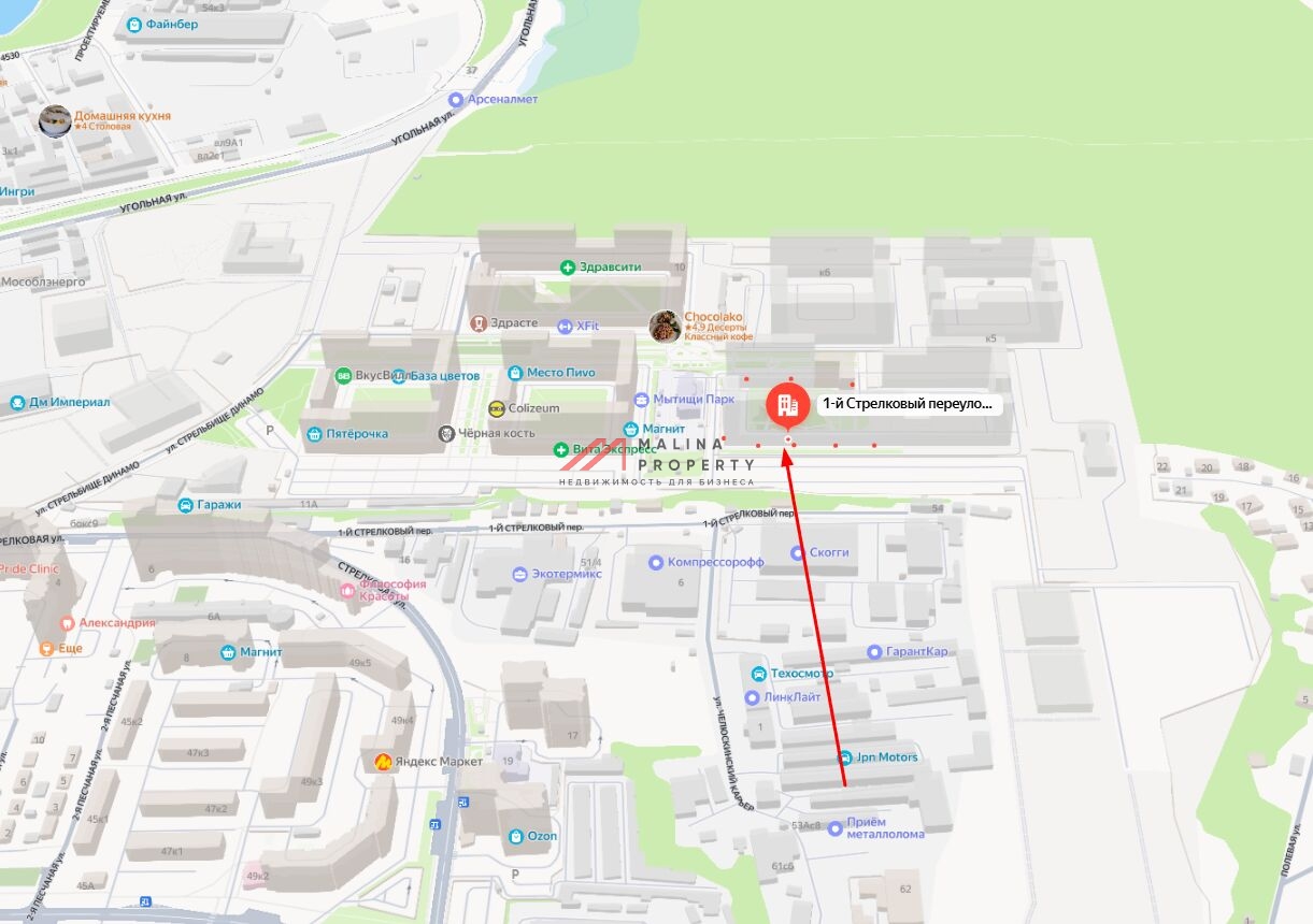 Аренда торгового помещения в ЖК "Мытищи парк" 