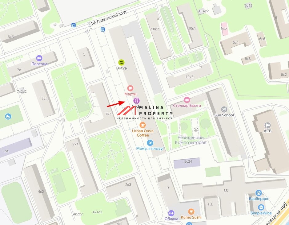 Продажа помещения с арендаторами на Тульской