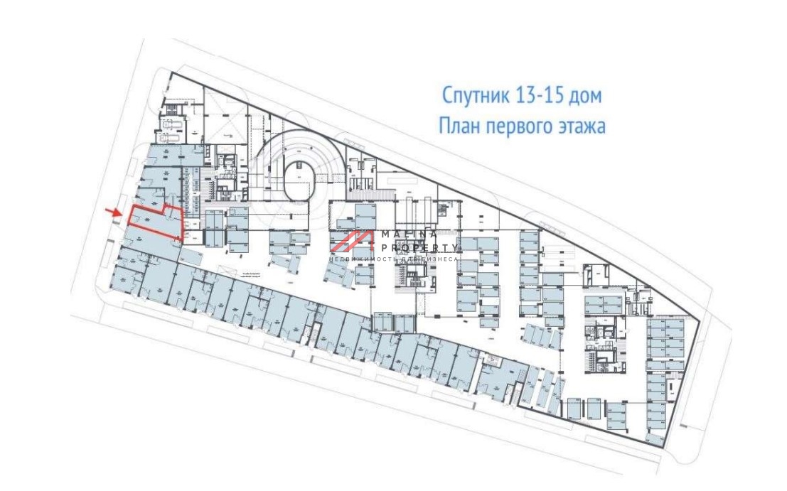 Аренда торгового помещения в ЖК Спутник