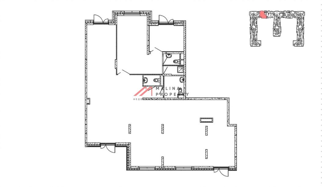 Продажа торгового помещения в жилом комплексе 8 Клёнов