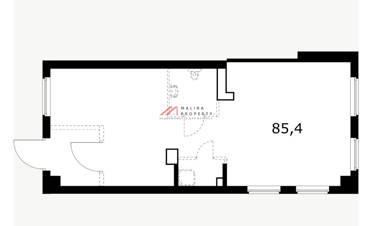 Аренда торгового помещения в ЖК "Ильинские луга" 