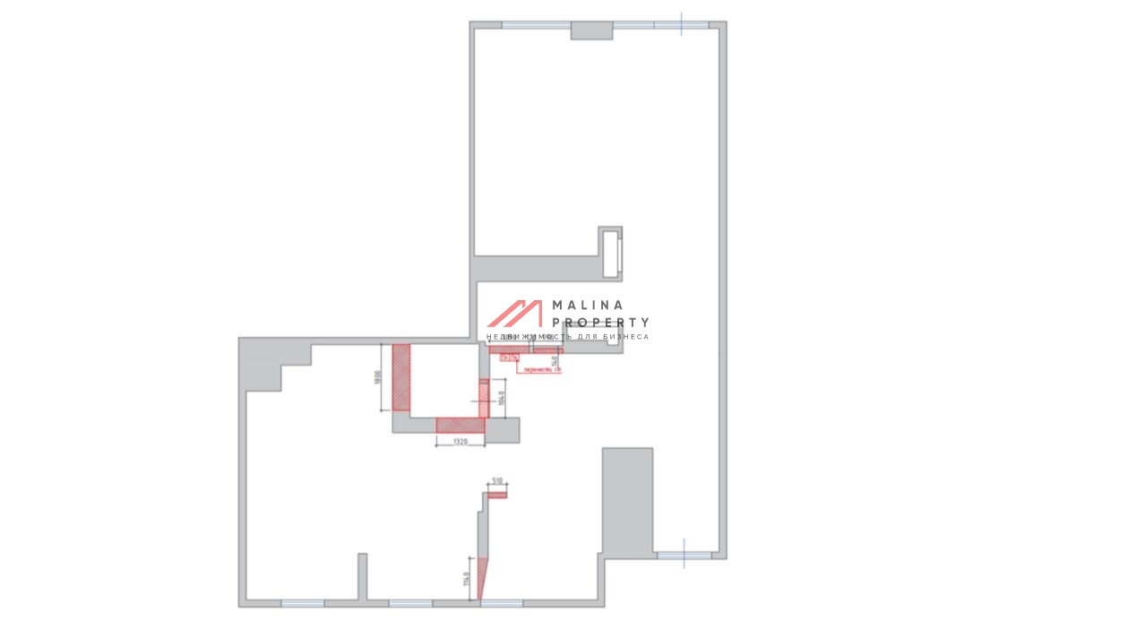 Торговое помещение с ремонтом в Царицыно