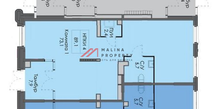 Аренда торгового помещения в ЖК "Яуза Парк" 