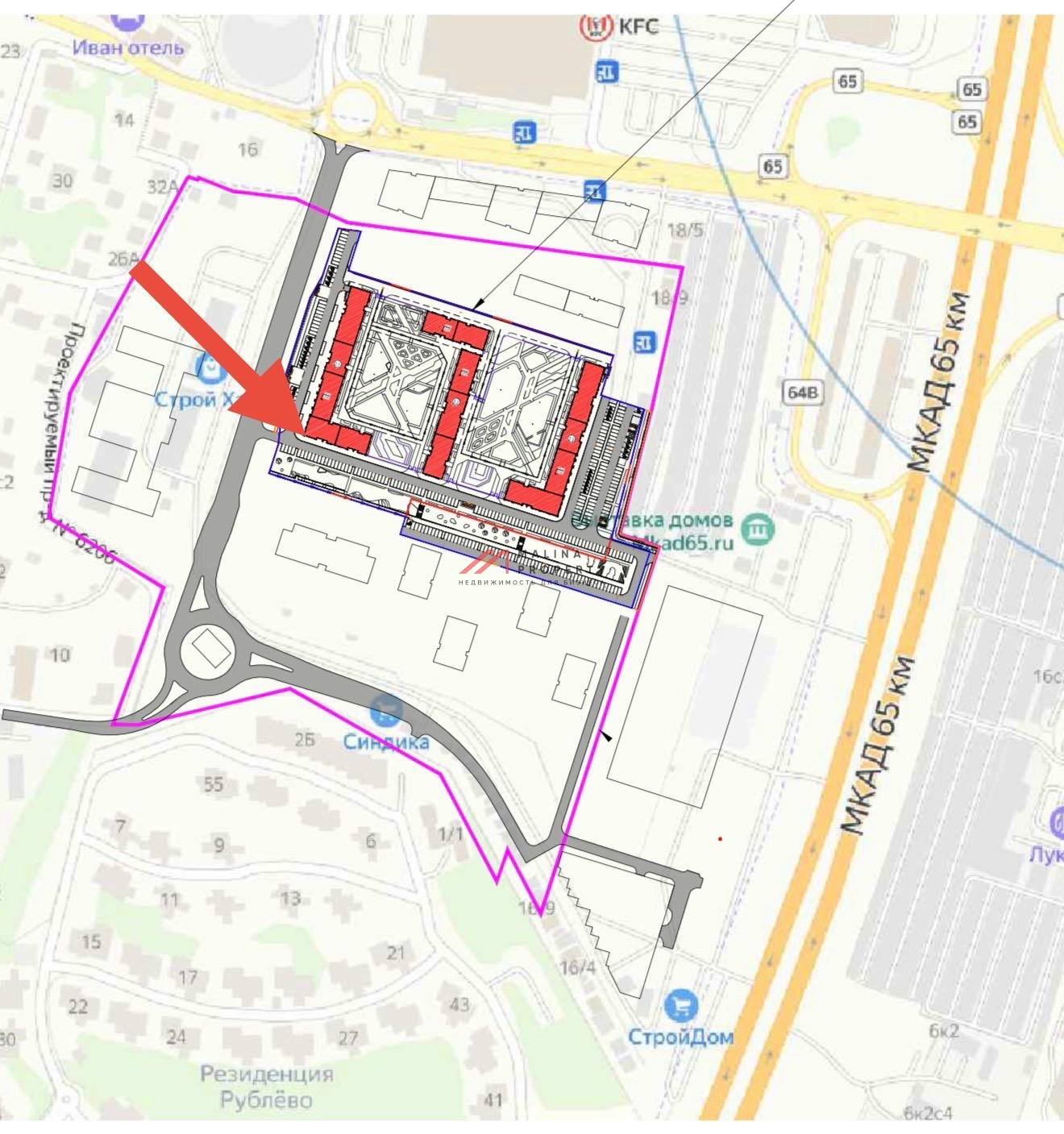 Продажа арендного бизнеса в ЖК "Квартал Строгино"