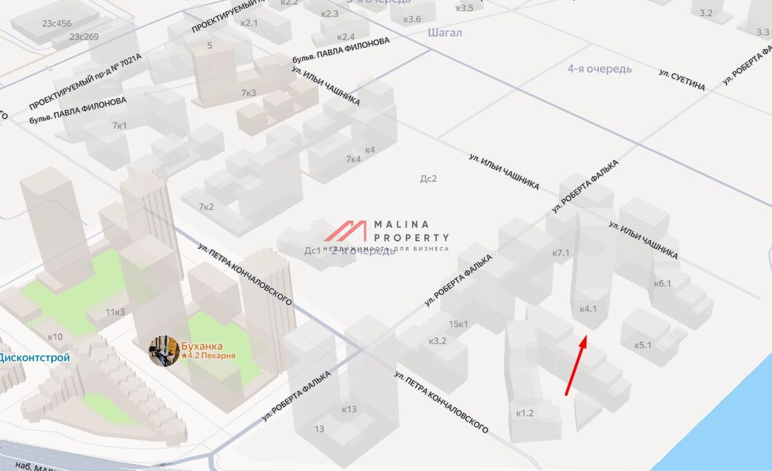 Аренда торгового помещения в ЖК Shagal