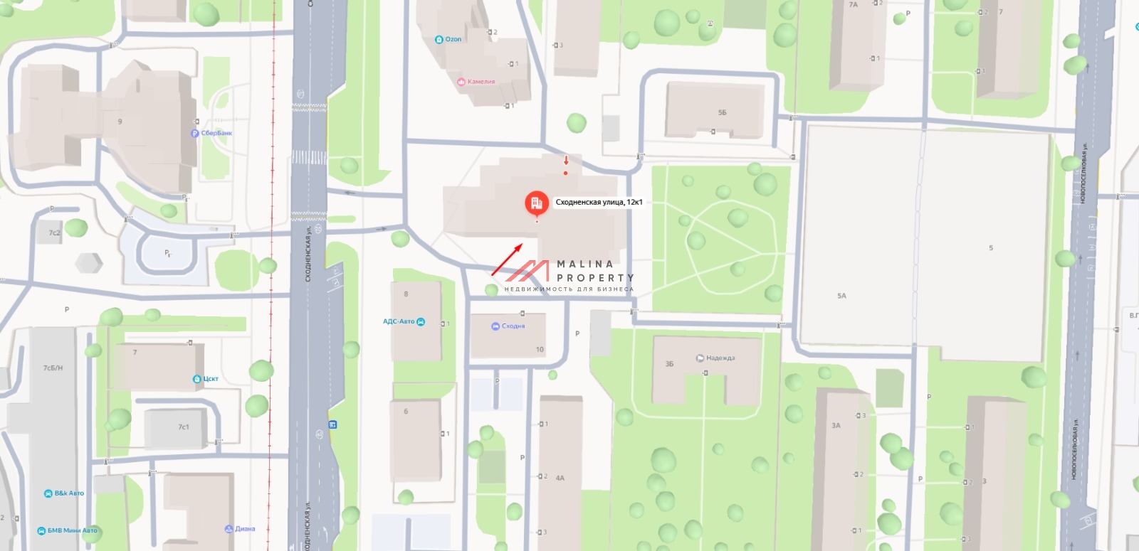 Продажа торгового помещения на Сходненской