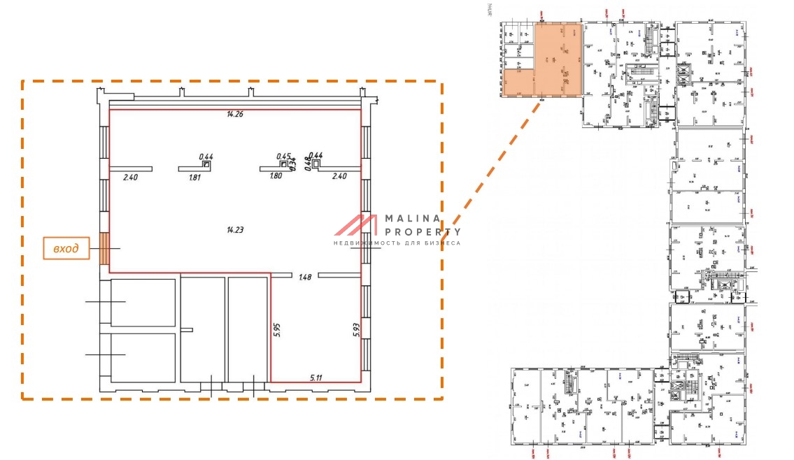 Продажа торгового помещения в ЖК "Никольские луга"
