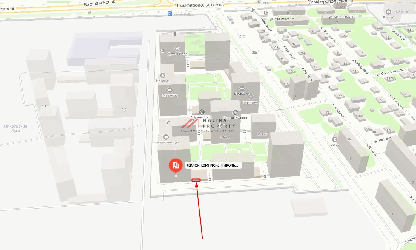 Продажа торгового помещения в ЖК "Никольские луга"