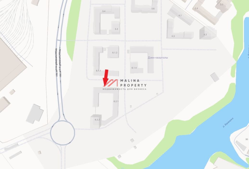 Продажа помещения в жилом комплексе Дзен кварталы