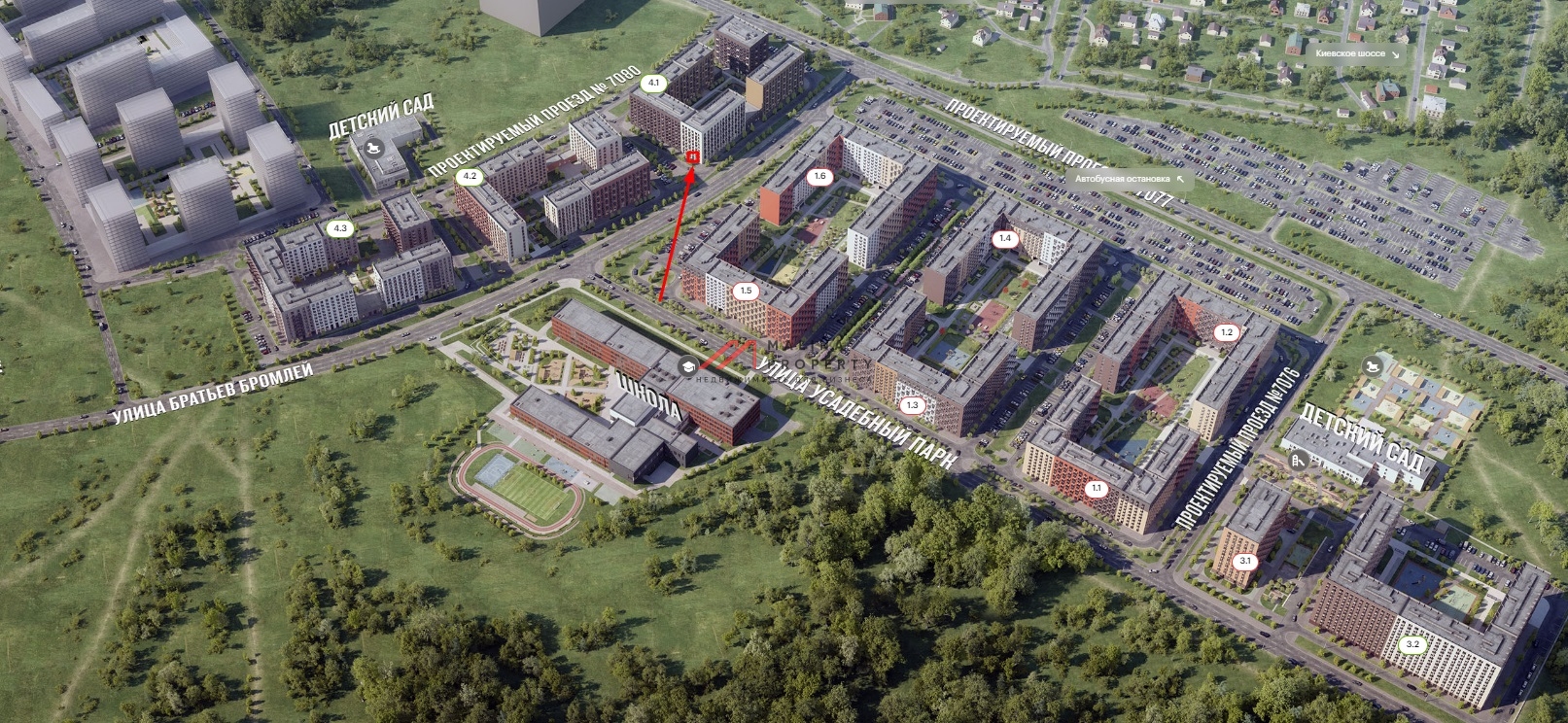 Продажа торгового помещения в ЖК «Середневский лес»